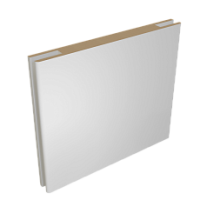 Добор 100 телескопический, покрытие Эмаль ПП (ALBERO) (слоновая кость, 10*100, 2070)