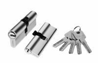 Ключевой цилиндр Паллини Р 60C SN ключ/ключ (мат.никель) (...)