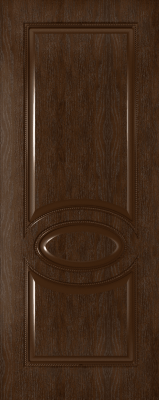 ДП 80*200 Престиж (шпон НАТУР.ДУБ, тон Каштан, Глухое).