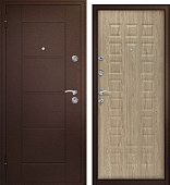 Дверь металл модель Форпост Квадро ель (2050*960, левая)