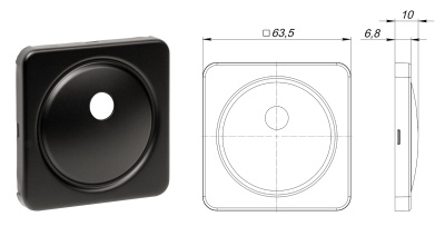 Накладка на шток ESC.O.MSC/K.62 BL-24