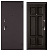 Бульдорс ФЭМЕЛИ МАСС, МДФ венге М-109 (1800*960, правая, букле шоколад, хром)