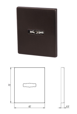 Накладка сувальдная ESC.S-auto.USS/K (PS Protector/USS) BPVD