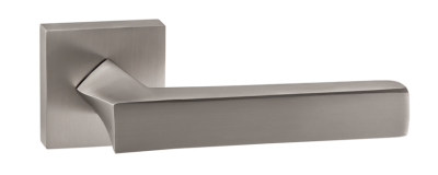 Ручка дверная Равенна, никель супер матовый