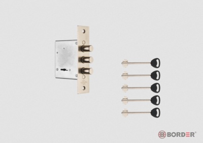 ЗАМОК BLOСKIDO ЗВ8-8Д/15(КЛП2-104).У10 хром