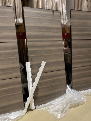 ДГ 70*195 Квалитет К11 ALU Black дуб темный (поперечный), Toppan, mb, L, 2  К6360 М1895, ЛОТ 19394893