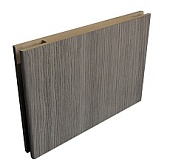 Добор 200 телескопический, покрытие Экошпон (ALBERO) (кедр серый, 10*200, 2070)