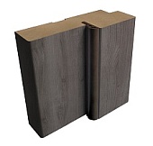 Коробка ПРЯМАЯ С УПЛОТ., покрытие ЭКО (Альберо) (ясень дымчатый, 70*28, 2070)