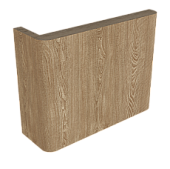 Наличник плоский телескоп., покрытие Экошпон (ALBERO) (дуб натуральный, 70, 2150)