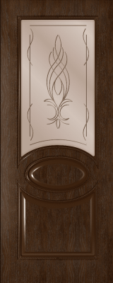 ДП 60*200 Престиж (шпон НАТУР.ДУБ, тон Каштан)