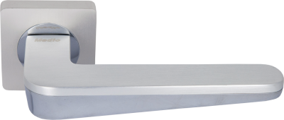 Дверная ручка Медио М5361-88 cp/silver хром/никель