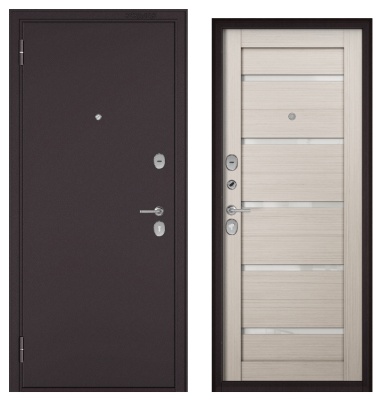 FAMILY ECO, МДФ ларче бьянко CR-142 lakobel white, 2 замка