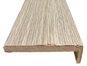 Наличник МДФ телескоп ПВХ (А) (Корадубов) (дуб скальный, 70*8, 2150, плоский, шип 3*25)