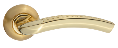 Дверная ручка Джелато на круглой розетке