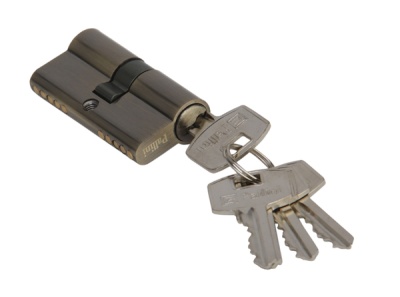 Ключевой цилиндр Паллини Р 60C AB ключ/ключ (антич.бронза)