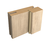 Коробка телескоп ALBERO Экошпон (А) (лиственница мокко, 70*32, 2070, МДФ, паз 4, с упл.)