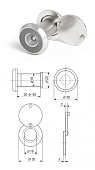 Глазок дверной APECS 5016/30-55 (...)