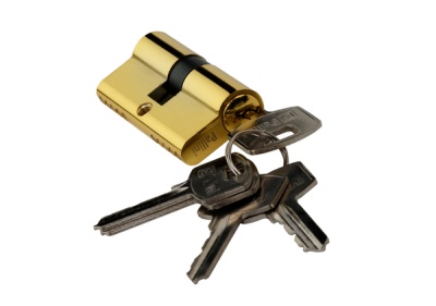 Ключевой цилиндр Паллини Р 60C PG ключ/ключ (золото)