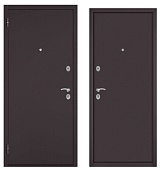 ХОУМ ЭКО, СТАЛЬ, 2 замка (2050*960, левая, букле шоколад, хром)