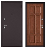 ФЭМЕЛИ МАСС, МДФ дуб золотой М-109 (1800*960, правая, букле шоколад, хром)