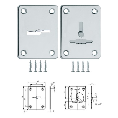 ***Накладка 3В13,38,4,040 (комплект) нерж.сталь