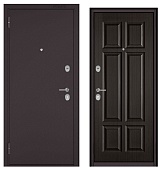 Бульдорс ФЭМЕЛИ МАСС, МДФ венге М-109 (1800*960, левая, букле шоколад, хром)