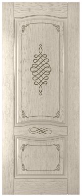 ДП 80*200 Дубрава (шпон НАТУР.ДУБ, тон Латте, Глухое)