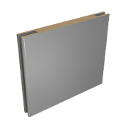 Добор 150 телескопический, покрытие Эмаль ПП (ALBERO) (серый , 10*150, 2070)