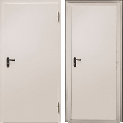 Дверь Противопожарная Промет  ДП-1 EIS60/одност./глухая/глад./глад./RAL7035