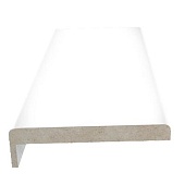 Наличник телескоп., покрытие Полипропилен (Дифорд) (белый матовый, 70*10, 2200)