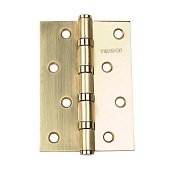 Петля врезная стальная универс. TRODOS 100*70*2,5 (201214, золото, флоупак)