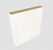 Наличник прямой, покрытие Экошпон (ALBERO) (кипарис белый, 70*8, 2150)