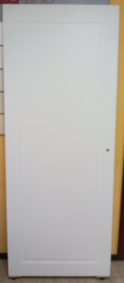 ДГ 80 Неоклассика 1, белый, покрытие Эмаль, глухое,с врезкой под магнитный замок+замок Morelli M1895, ЛОТ 7048224