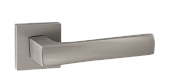 Дверная ручка Фриттата на квадратной розетке (INAL 527-03, MSN никель супер матовый)