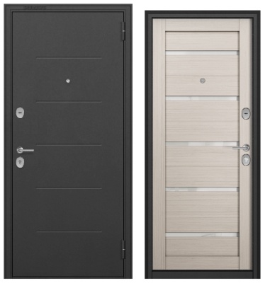 BULDOORS FAMILY ECO, RL-3, МДФ ларче бьянко CR-142 lakobel white, 2 замка