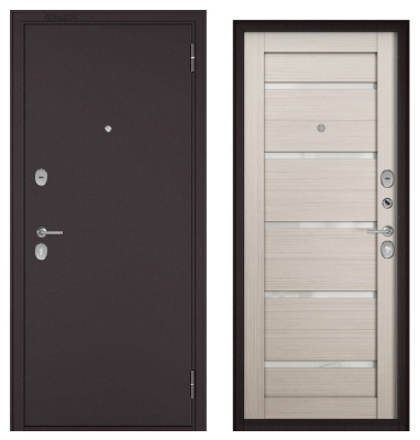 FAMILY ECO, МДФ ларче бьянко CR-142 lakobel white, 2 замка