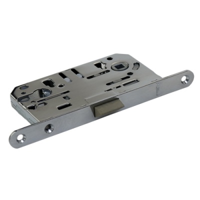 Замок бесшумный с пластиковым язычком Паллини P 410 C CP (хром)
