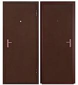 Тульские двери Мастер ПРО, металл-металл (2060*960, R, правая, монтажн. уши, антик медь)